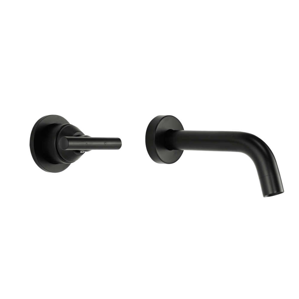 Barre Progressive Mixer Spout Set Matte Black Abi Bathrooms Interiors