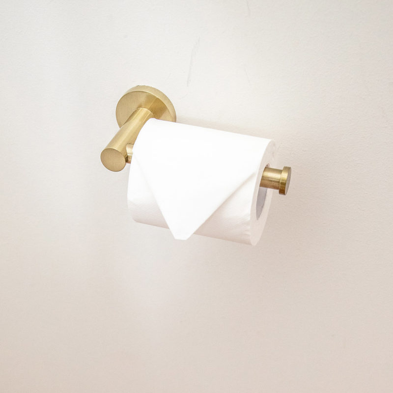 Cali Brushed Brass Toilet Roll Holder (2021) | ABI | 10 Years Warranty