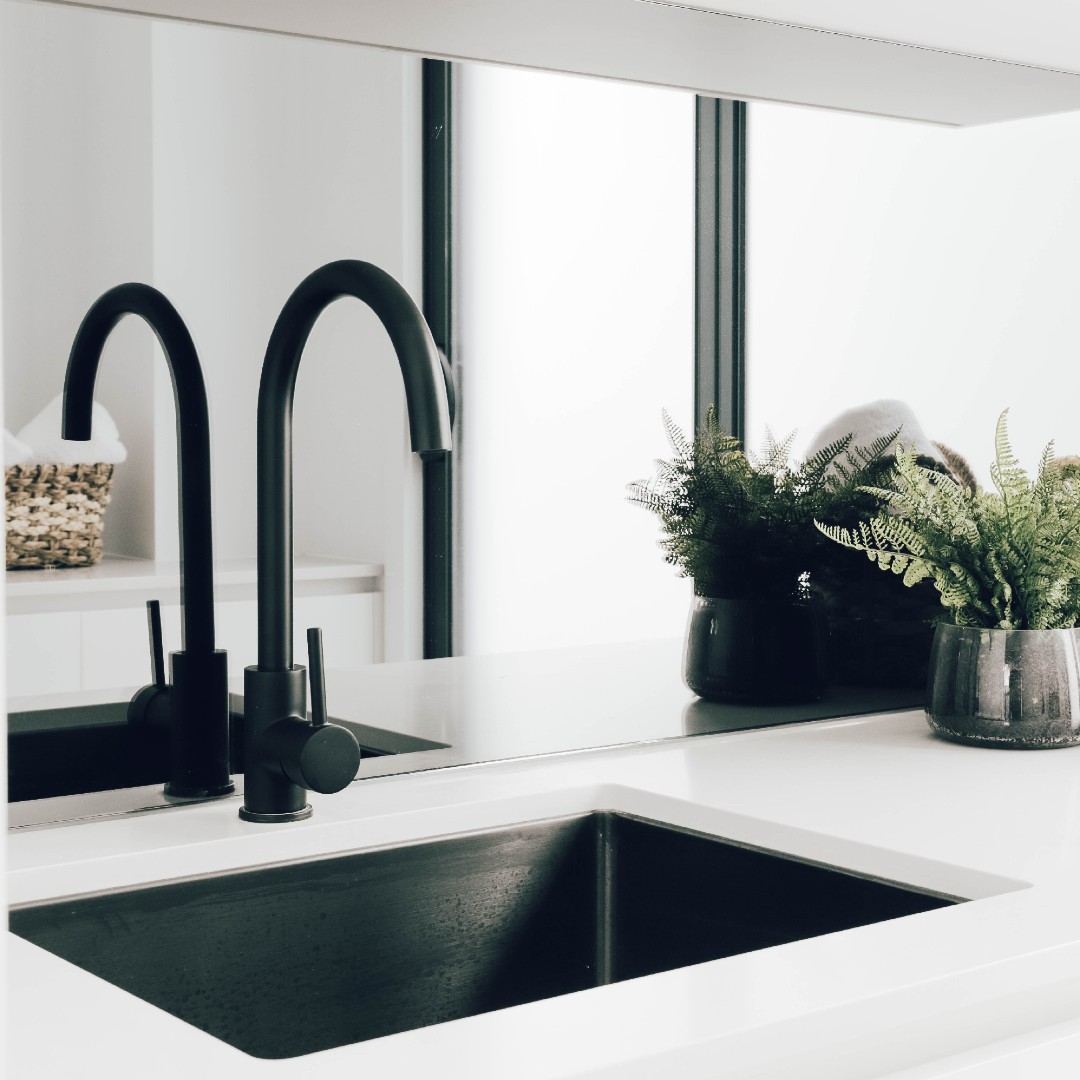 Seba Single Kitchen Sink 550mm - Brushed Gunmetal | ABI Interiors