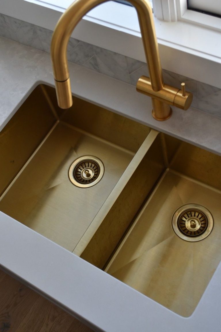 Zalo Double Brass Kitchen Sink 829 90 Brass Kitchen Sinks Buy Online