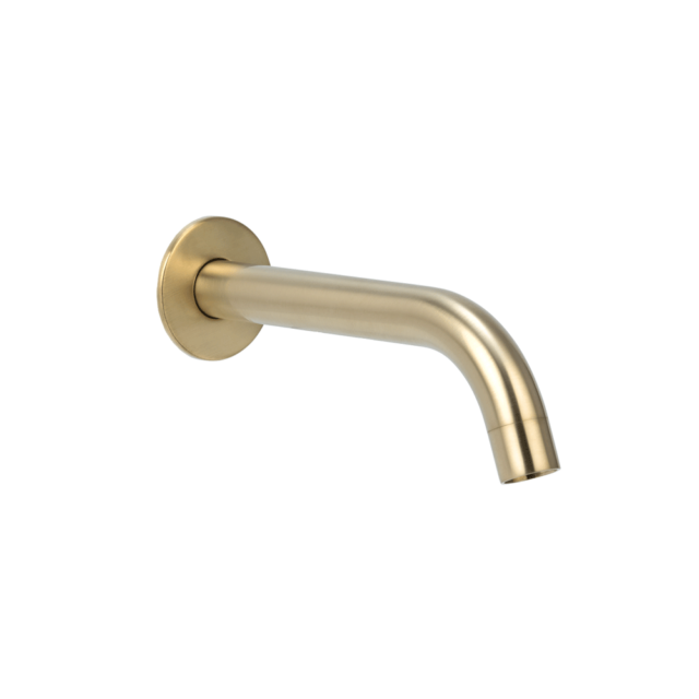 Brushed Brass Wall Spout (2021) | ABI Interiors | 25 Year Warranty