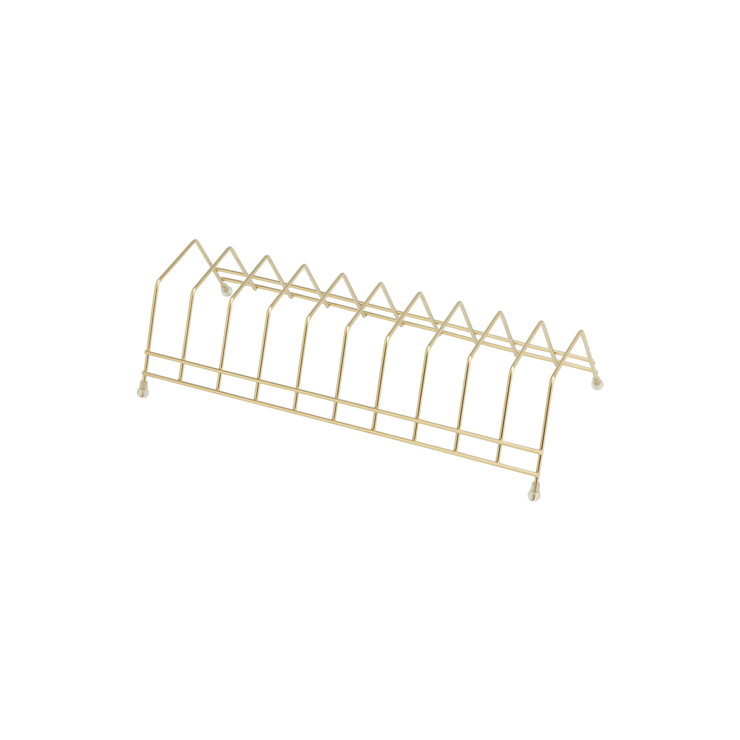 Bench Top Dish Rack - Essential Series - Brushed Brass