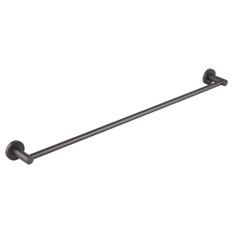 Cali Single Towel Rail 800mm - Brushed Gunmetal | ABI Bathrooms & Interiors