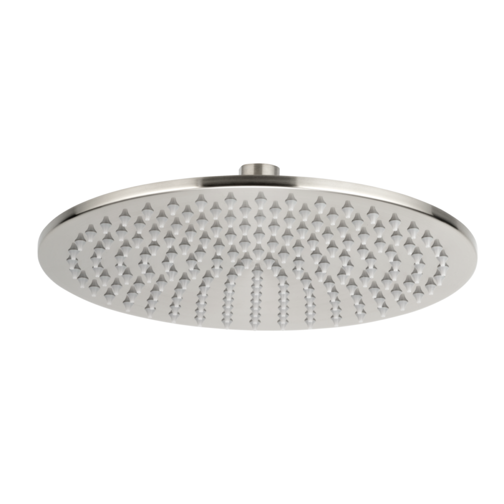 Dana Round Brushed Nickel Shower Head 2021 Abi 10 Year Warranty